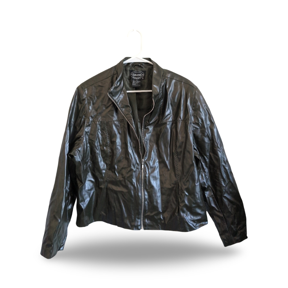Wilson Black Leather Jacket for Women